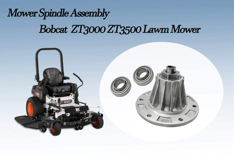 Premium Aluminum Diecast Lawn Mower Spindle Assembly With Bearings Replacement For Bobcat ZT3000 ZT3500 image