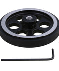 Workhorse Aluminum Encoder Wheel For Rotary Encoder 65mm Diameter Meter Wheel With 0.24 Inch Bore, wrench included