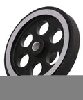 Workhorse Aluminum Encoder Wheel For Rotary Encoder 65mm Diameter Meter Wheel With 0.24 Inch Bore Industrial Grade Durable Aluminum And Rubber Construction