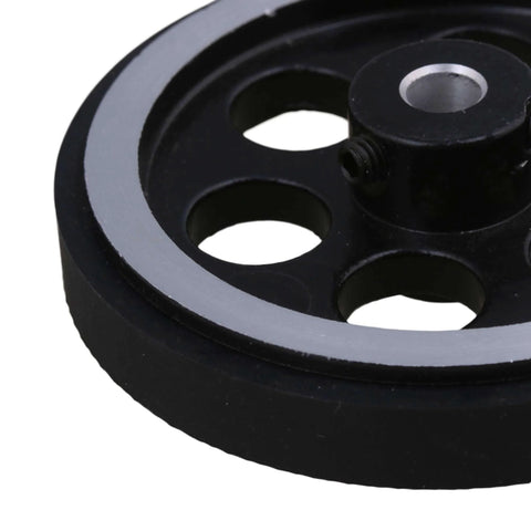 Workhorse Aluminum Encoder Wheel For Rotary Encoder 65mm Diameter Meter Wheel With 0.24 Inch Bore Industrial Grade