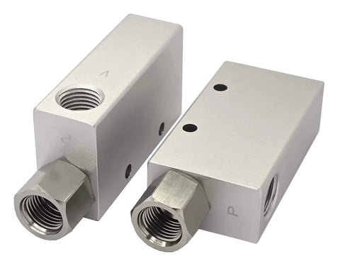 Aluminum Vacuum Generator With G One Quarter Inch Female Thread Aluminum Alloy Body Durable Pneumatic Air Exhaust Generator