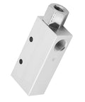 Front view of 20HS Vacuum Ejector With Aluminum Alloy Housing Easy Mount Fast Connection Large Airflow Rp3 Or Rp8 Nozzle Options 110 Liters Per Minute
