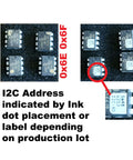 Plug And Play I2C Smart I O Expander And A D Converter Module For Arduino Projects with labeled I2C address chips