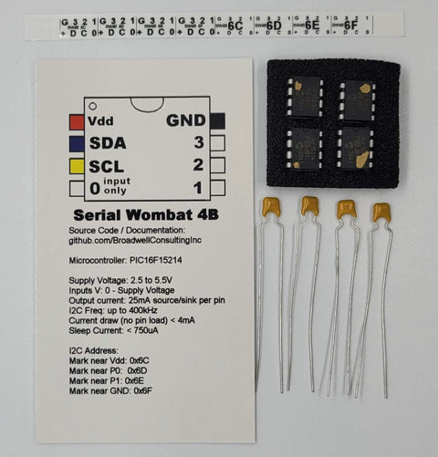 Plug And Play I2C Smart I O Expander And A D Converter Module For Arduino Projects Four Pack with components shown