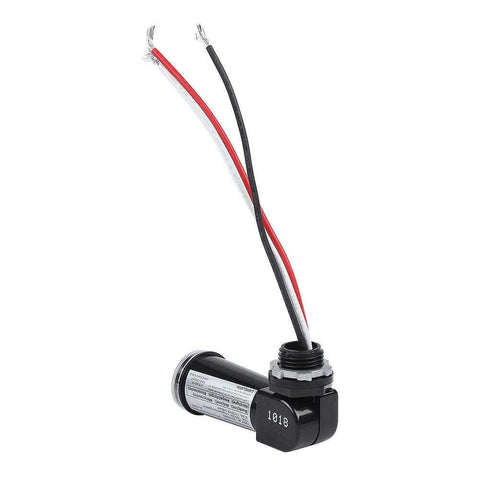 Auto Dusk To Dawn Photoelectric Switch Sensor 120V Photocell for Outdoor Lighting with wiring and flush mount design