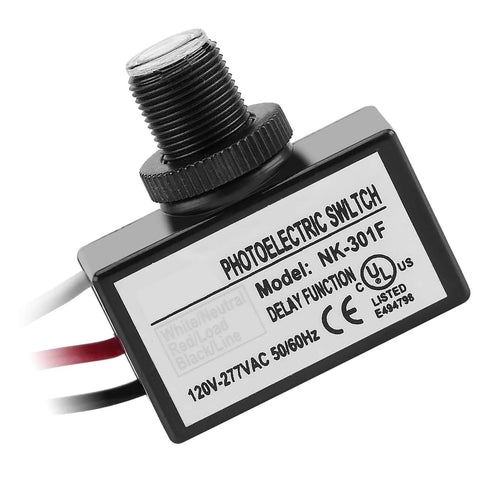 Automatic Photoelectric Sensor Switch for Lighting with dusk to dawn no fuss auto on off, energy saving night light control