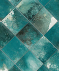 Kings Luxe Tradition Square Green Porcelain Wall Tile Glazed With Mixed Texture And Moderate Tone Variation For Wall Installations
