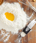 Stainless Steel Pro Sliding Adjustable Teaspoon And Tablespoon Set For Precision Cooking And Baking, Built In Slider For Exact Measurements From 1/8 Teaspoon To 1 Tablespoon, No Guesswork, Durable Kitchen Tools on flour and egg
