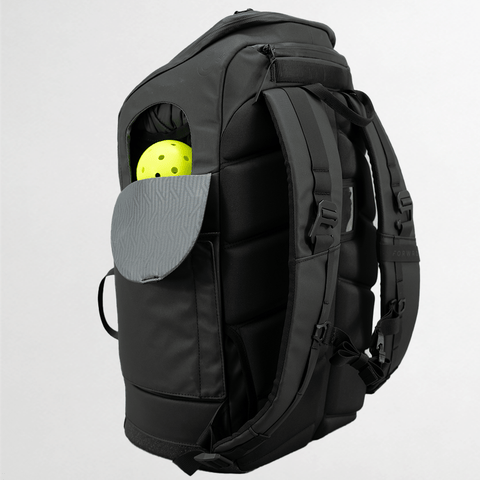 Pickleball Court Caddy Pickleball Bag, Premium Modular Backpack with 4 Paddle Capacity, Laptop Sleeve, Rapid Grab Ball Pockets & Lifetime Warranty