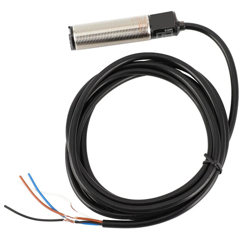 4 Wire Diffuse Reflection Photoelectric Sensor 12-24VDC BR100 Series with 2m cable for industrial detection, coiled cable view