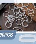 Beveled Slip Joint Washers 100 Pack One And One Half Inch Size 1.5 Inch O Ring Tubular Pipe Seal Washers for plumbing systems