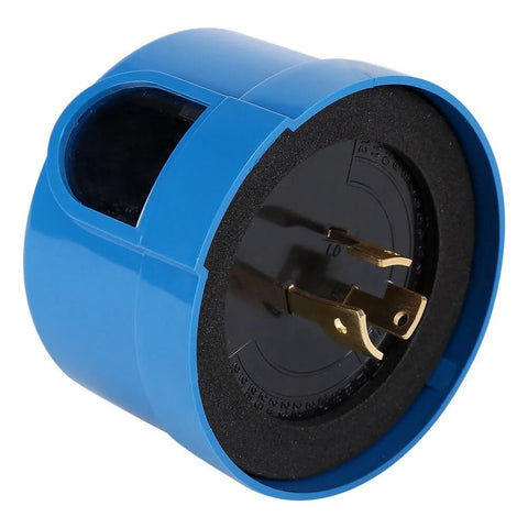Blue Dusk To Dawn Outdoor Light Sensor Switch With Auto On Off No Fuss Photoelectric Switch for exterior lighting control.