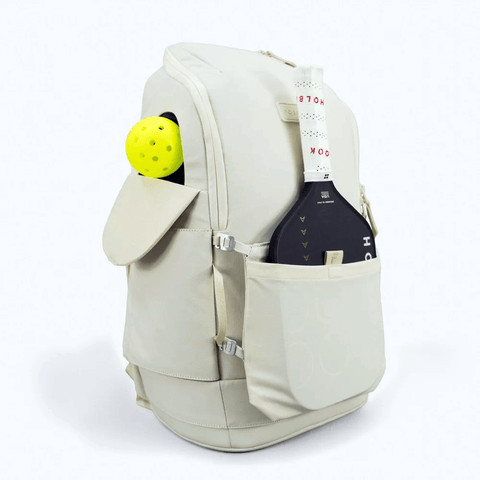 Pickleball Court Caddy Pickleball Bag, Premium Modular Backpack with 4 Paddle Capacity, Laptop Sleeve, Rapid Grab Ball Pockets & Lifetime Warranty
