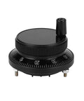 5V 60mm Rotary Encoder Handwheel for CNC Milling Machines Terminal Pulser Controller, aviation aluminum, side view