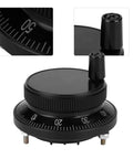 5V 60mm Rotary Encoder Handwheel For CNC Milling Machines Terminal Pulser Controller, close-up of aviation aluminum body.