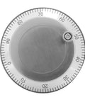 Top view of a 6 Terminal Manual Pulse Encoder 100PPR 5V Hand Wheel Rotary Knob with 80mm metal body for CNC mill control.
