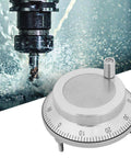 6 Terminal Manual Pulse Encoder 100PPR 5V Hand Wheel Rotary Knob for CNC Mill Router Control System with metal body