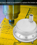 5V 4 Terminal Manual Pulse Generator Handwheel for CNC Mills Routers And Lathes 60mm Rotary Encoder Knob with Handle