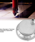 5V 4 Terminal Manual Pulse Generator Handwheel for CNC Mills Routers and Lathes with 60mm Rotary Encoder Knob