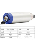 Beefy 2.2KW ER20 Air Cooled Spindle Motor With 2.2KW H100 Speed Controller And 80mm Bracket For CNC Machines, close-up view