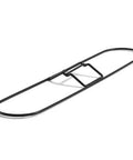 Dust mop frame, 24 in x 5 in, black metal, Sam; angled view.