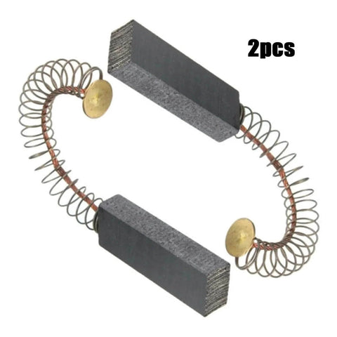 Two Pack 30mm X 11mm X 6mm Carbon Brush Assemblies For Electric Motors, Heavy Duty Washing Machine Replacement Parts