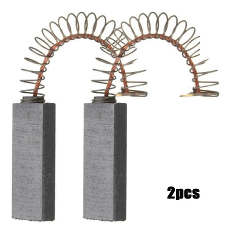 Two Pack 30mm X 11mm X 6mm Carbon Brush Assemblies for Electric Motors, heavy-duty washing machine parts, widened and thickened design.