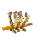 Heavy Duty Carbon Brush Holder Assembly 6x12 With All Copper Construction, Fits Slip Ring Motors And High Speed Applications