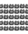 Carburetor Diaphragm Kit For Chainsaw Replacement, 30 pieces metering diaphragm, suitable for 2500 3800 4500 5200 5800 models