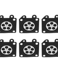 Carburetor Diaphragm Kit For Chainsaw Replacement, 30 Pieces Metering Diaphragm Spacer Set, black diaphragms in two rows