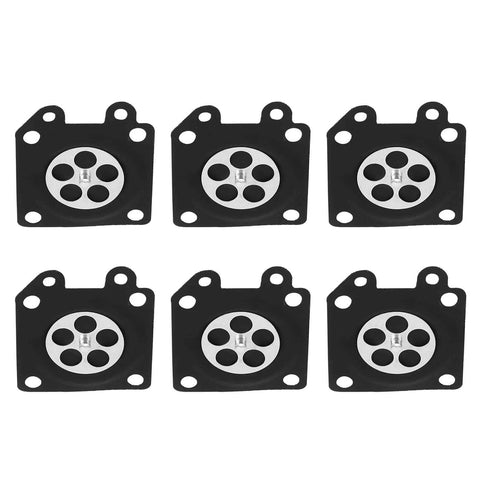 Carburetor Diaphragm Kit For Chainsaw Replacement, 30 Pieces Metering Diaphragm Spacer Set, black diaphragms in two rows