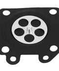 Single metering diaphragm from Carburetor Diaphragm Kit For Chainsaw Replacement, square shape with round metal insert