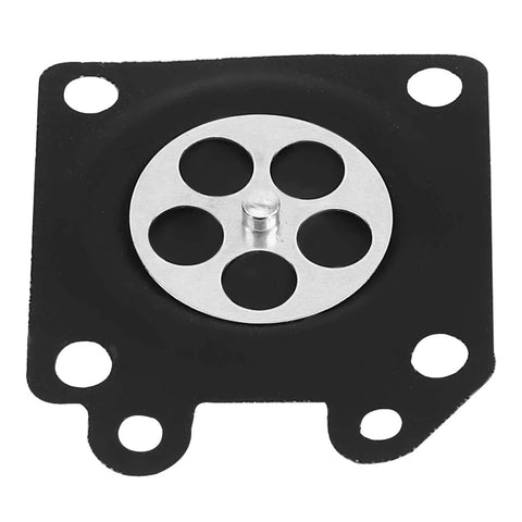 Single metering diaphragm from Carburetor Diaphragm Kit For Chainsaw Replacement, square shape with round metal insert