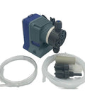 Diaphragm Metering Pump For Chlorine And Chemical Water Treatment 63.36 GPD At 75 PSI 115 Volt plug with accessories