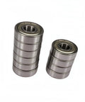 Ten Pack 6201 1/2 ZZ Ball Bearings Sealed Chrome Steel Pre Lubricated stacks for Coleman RV Air Conditioner Fans