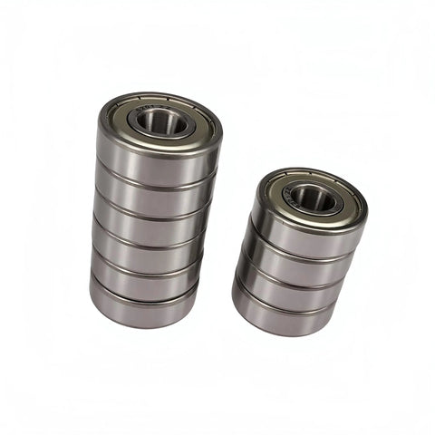 Ten Pack 6201 1/2 ZZ Ball Bearings Sealed Chrome Steel Pre Lubricated stacks for Coleman RV Air Conditioner Fans