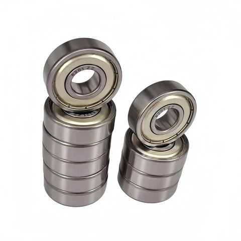 Ten Pack 6201 1/2 ZZ Ball Bearings Sealed Chrome Steel Pre Lubricated 12.7 By 32 By 10 Mm Replacement For Coleman RV Air Conditioner Fan Motors