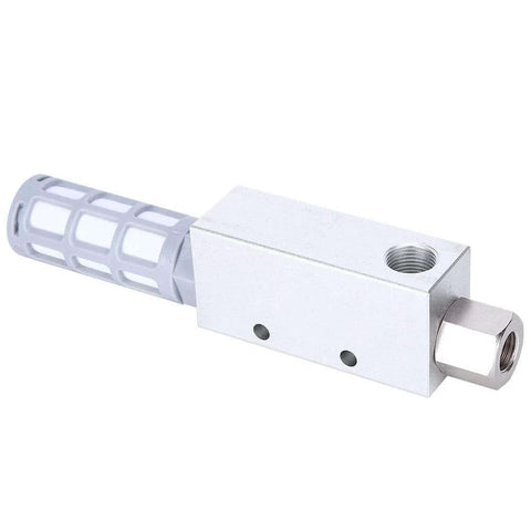 Vacuum Ejector 25HS Aluminum Alloy with Fast Connection, featuring large air ventilation, compact design, ideal for industrial applications.