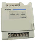 Front view of EX-502W Eddy Current Displacement Sensor with compact design, easy installation for tough environments.