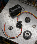 High Current Slip Ring Rotating Connector With 3 Wires 10A 22Mm Diameter for Test Equipment on workshop table