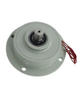 Top view of Tiny Magnetic Particle Brake Clutch PMB 0.5KG 5NM 24V with wires, alloy body, for tension control and high-frequency operation.