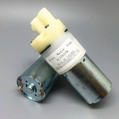 Compact Self Priming Diaphragm Micro Pump For 5V 6V 9V And 12V Systems, 370 Motor, 550ml Per Minute Flow