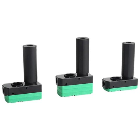 Mini Multi Stage Vacuum Generator For Energy Saving High Flow And High Suction Pneumatic Vacuum Generator For PBX PBM5 10 20 30 A B C PBM30 B Compatibility Ultra Efficient Compact Industrial Tool, showing three units side by side