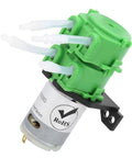 Compact 2x4mm Peristaltic Pump Head For Dosing And Water Circulation Of Viscous And Nonviscous Liquids DC12V Easy Clean