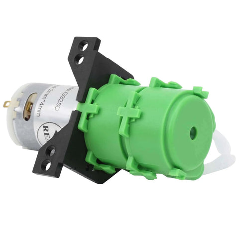 Compact 2x4mm Peristaltic Pump Head For Dosing And Water Circulation Of Viscous And Nonviscous Liquids DC12V Easy Clean