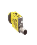 Side view of Photoelectric Switch Sensor with NPN and PNP outputs, retroreflective polarized, Series 26913, compact design