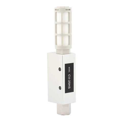 Front view of CV-25HS Compact Compressed Air Regulator And Vacuum Ejector For Pneumatic Systems, Aluminum Alloy Body, 2.5mm Nozzle Diameter