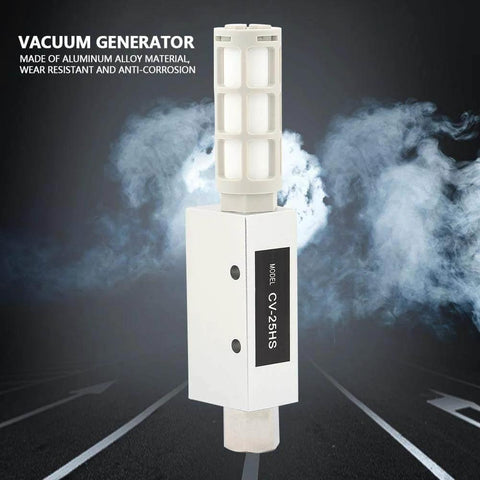 CV-25HS Compact Compressed Air Regulator And Vacuum Ejector For Pneumatic Systems, Aluminum Alloy Body, 2.5mm Nozzle Diameter