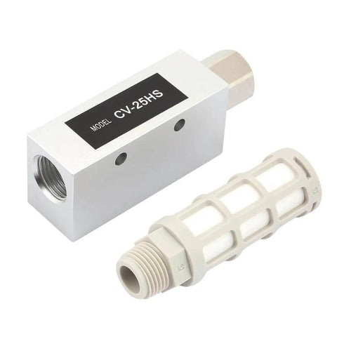 CV-25HS Compact Compressed Air Regulator And Vacuum Ejector For Pneumatic Systems, Aluminum Alloy Body, 2.5mm Nozzle Diameter