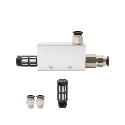 Pro Grade Pneumatic Vacuum Generator For Industrial Automation With Compact Ejector Design And Precise Air Exhaust Control Valve